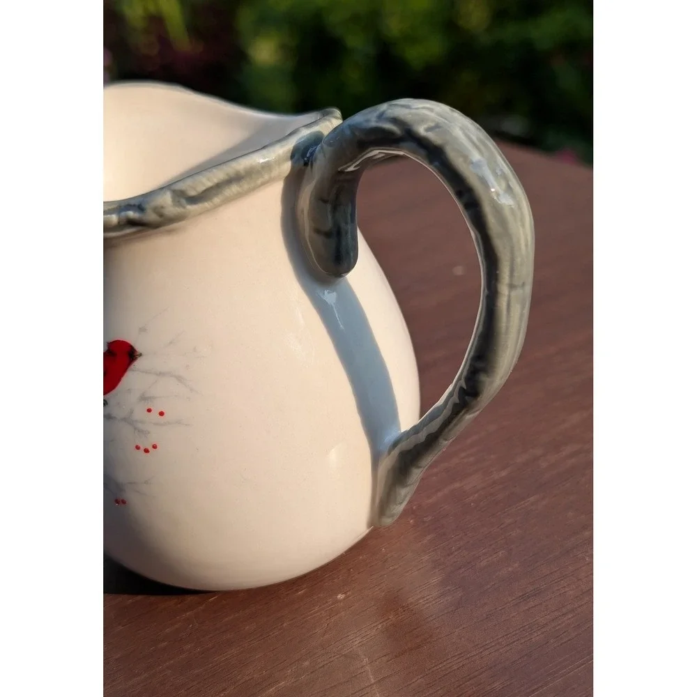 Global Design Connections Pitcher Unisex OS Cream Excellent Cardinal Holiday